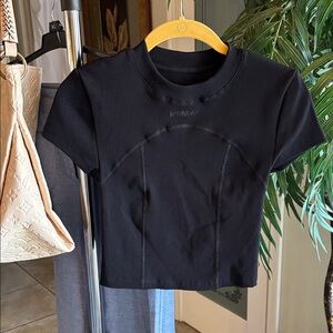 Black Crop Top for Women